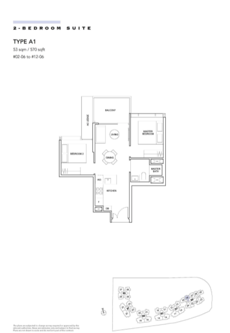 Hyll on holland 2 bedroom suite floor plan